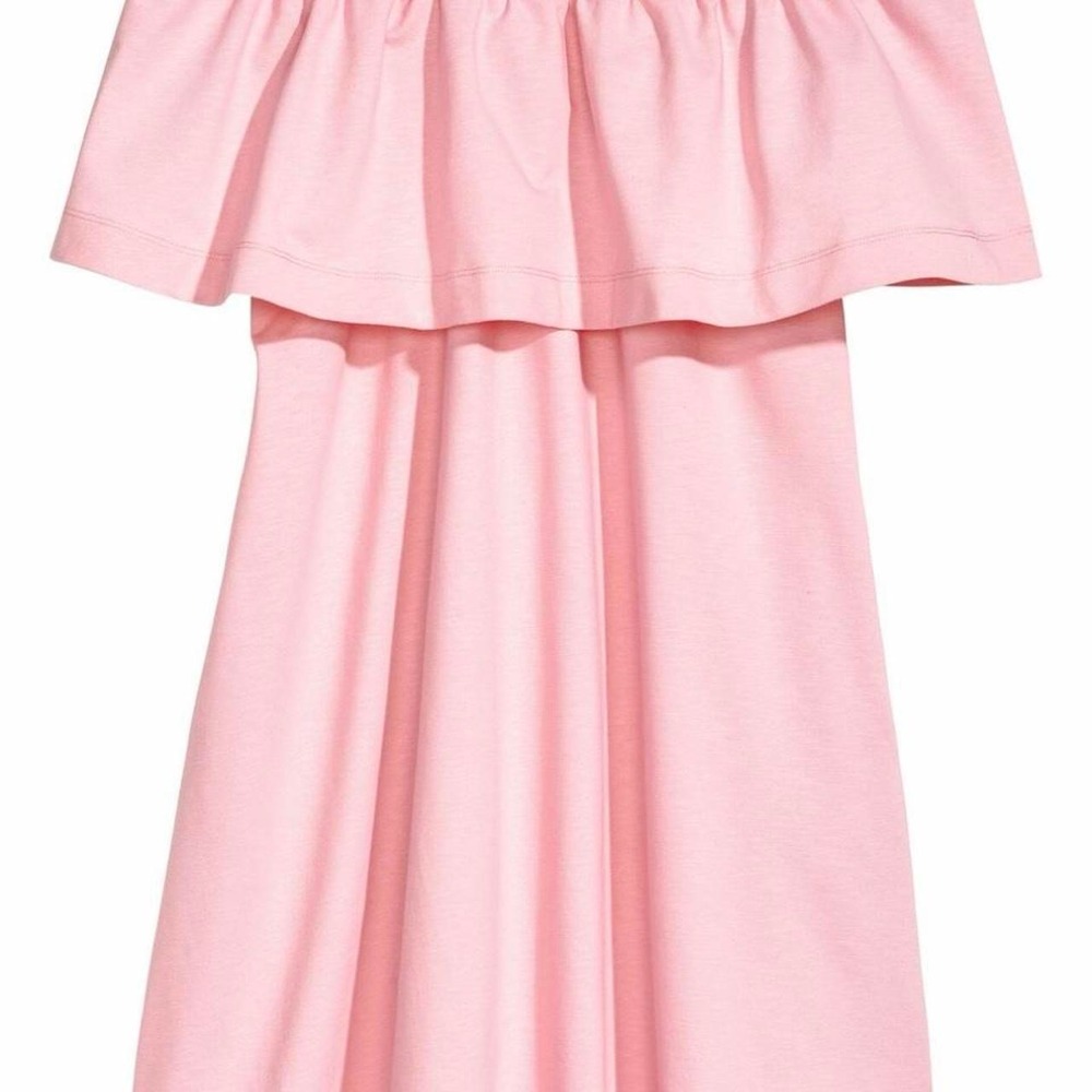 HMUS Size 6 Pink Baby Doll Y2K Shower Awareness Pit To Pit 18" Length 34"